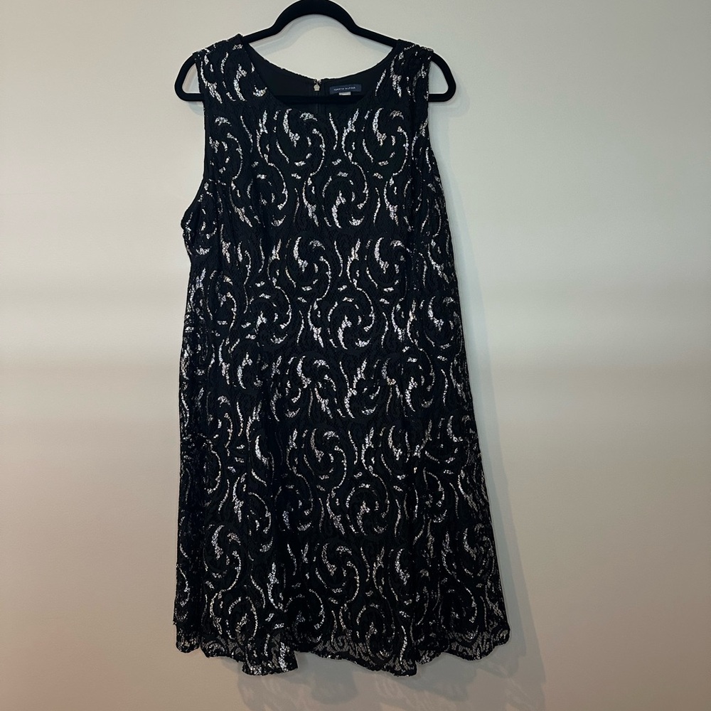Elegant Black Lace Dress